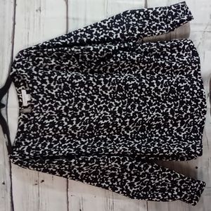 LIZ CLAIBORNE Long Sleeve Blouse with Print